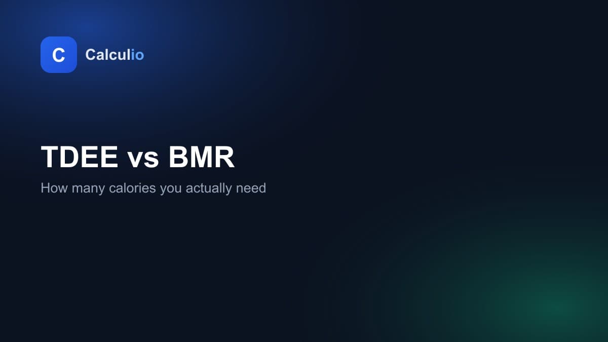 Person planning meals and tracking calories based on their TDEE and BMR